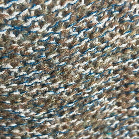 Anthropologie Sparrow Multi Color Open Front Linen/Wool Cardigan Size Small 📦 - Picture 8 of 10